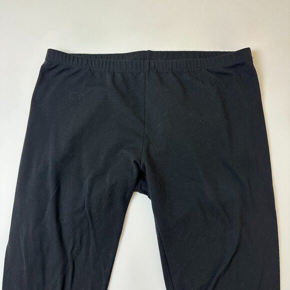Time And Tru Pants Womens Large Black High Rise Stretch Leggings Yoga Gym - Picture 1 of 7